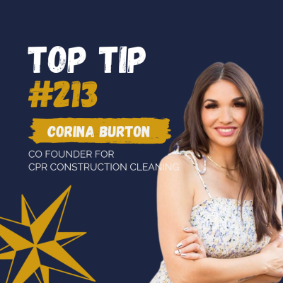 ”’Don’t be afraid to be your authentic self online” says Corina Burton, Co-founder of CPR Construction Cleaning Podcast by Jonathan Perks