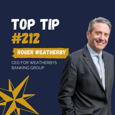 “Culture eats strategy for breakfast” says Roger Weatherby, CEO for Weatherbys Banking Group Podcast by Jonathan Perks