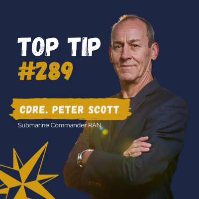 “Never add to the fears of your people” says Commodore Peter Scott Podcast by Jonathan Perks