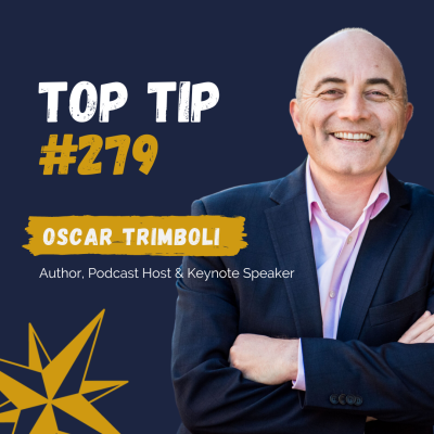 “Stop listening to what people say; start noticing what they don’t say” says Oscar Trimboli. Podcast by Jonathan Perks