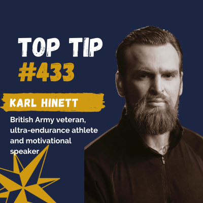 “Be flexible, have contingencies, endure the tough times and celebrate every positive step forward, because when goals or even life falters, maintaining your standard will see you through.”– Karl Hinett Podcast by Jonathan Perks