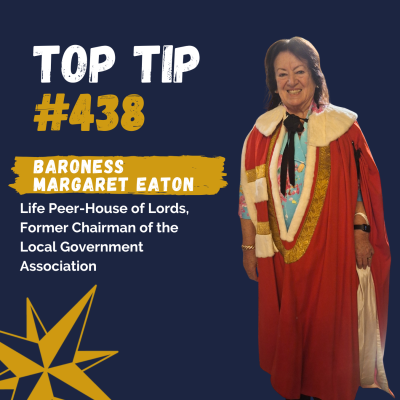 “To be a good leader, you need to have a good team that you value, and who value you”- Baroness Margaret Eaton Podcast by Jonathan Perks